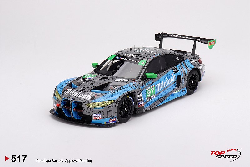 BMW M4 GT3 2023 IMSA Laguna Seca GTD 2º 1:18 TopSpeed - 20 anos