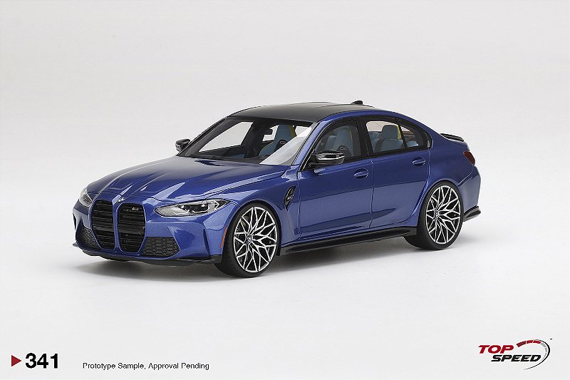BMW M3 Competition (G80) 1:18 TopSpeed Azul - 19 anos! Loja on