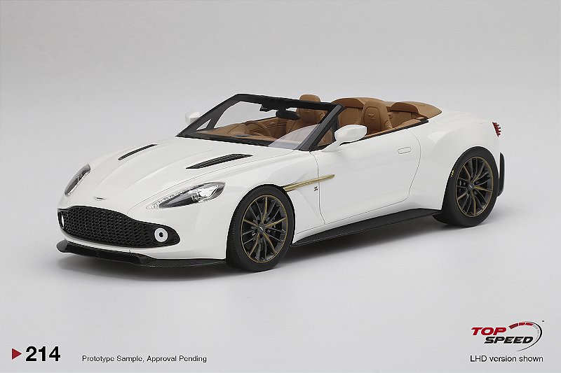 【シークレット】 AstonMartin Vaequish Aston Martin Vanquish Zagato Volante 1:18 TopSpeed Branco - 20