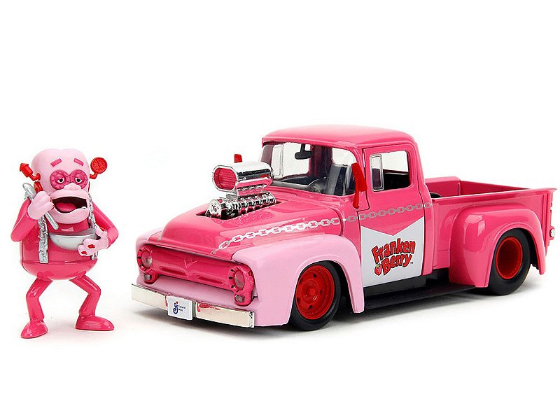 Ford F-100 Pick-Up 1956 + Figura Franken Berry 1:24 Jada Toys - 20