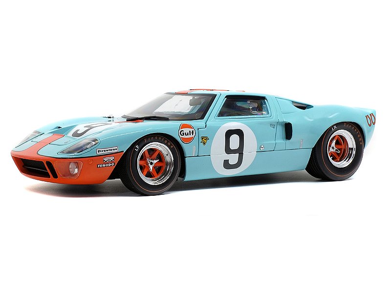 Ford GT40 Vencedor 24 Horas LeMans 1968 1:18 Solido Gulf - 20 anos
