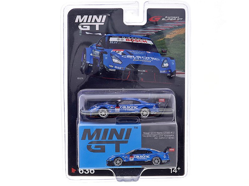 Nissan GT-R Nismo GT500 2021 Super GT Series 1:64 Mini GT