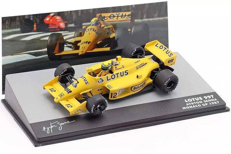 Fórmula 1 Lotus 99T Ayrton Senna Winner Gp Monaco 1987 1:43 Altaya