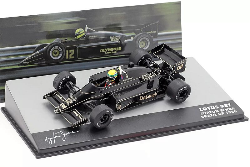 Fórmula 1 Lotus 98T Ayrton Senna Gp Brasil 1986 1:43 Altaya - 20