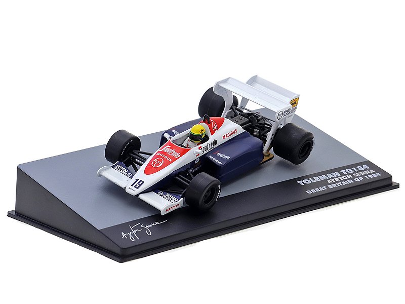 Fórmula 1 Toleman TG184 Ayrton Senna 3º Gp British 1:43 Altaya