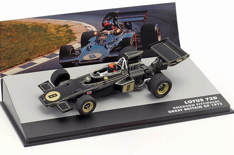 Fórmula 1 Lotus 72D Emerson Fittipaldi Winner Gp British 1972 1:43