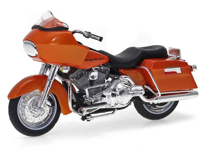 Harley Davidson FLTR Road Glide 2002 - Modèle Réduit 1/18 Avec Socle - Parfait état