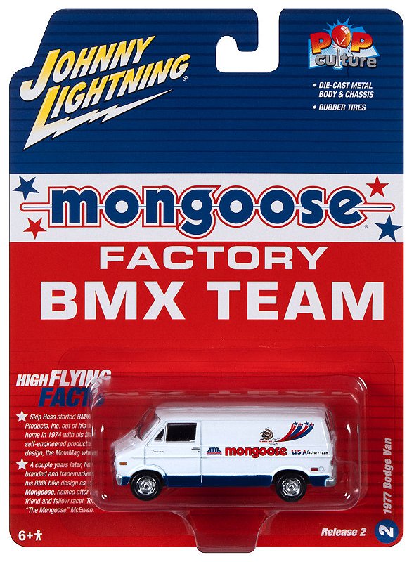 Dodge Van 1977 Mongoose 1:64 Johnny Lightning Pop Culture - 20