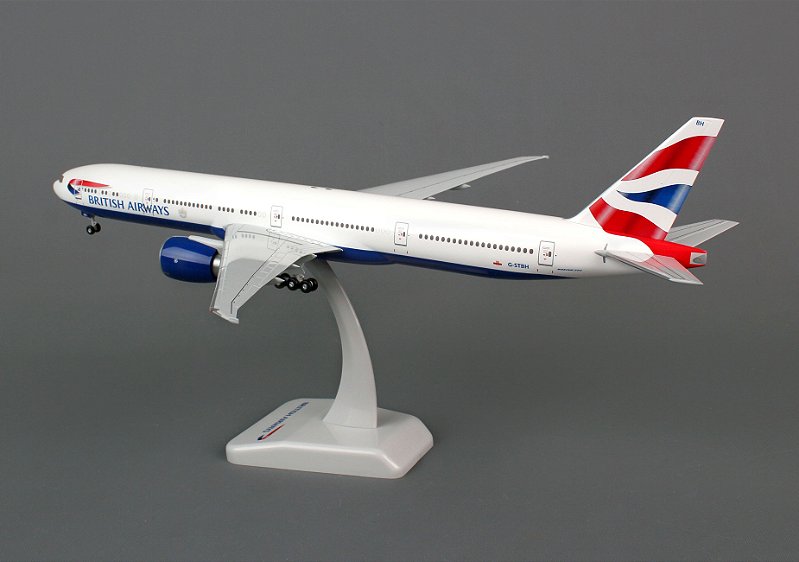 Avião Boeing 777-300ER British Airways 1:200 Hogan - 20 anos! Loja