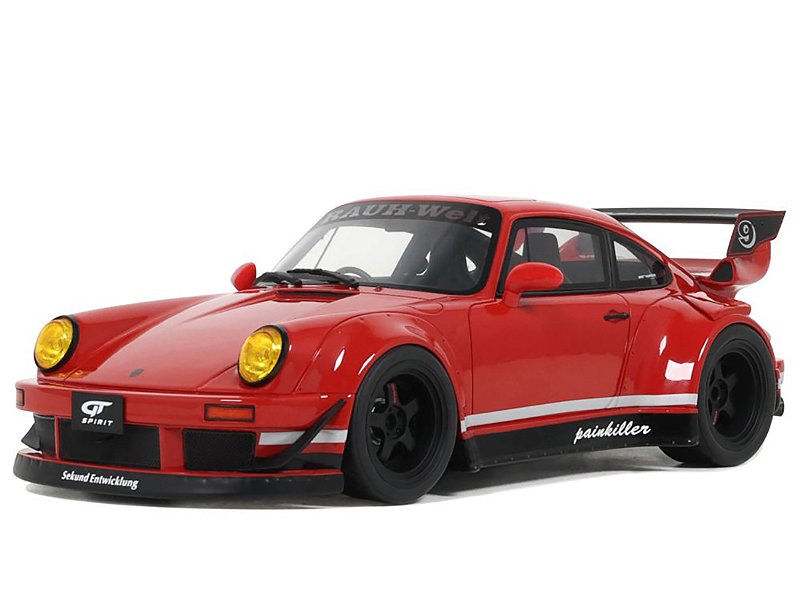 Porsche 911 RWB Painkiller 2023 1:18 GT Spirit Vermelho - 19 anos