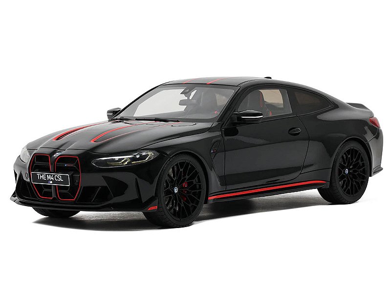 BMW M4 CSL 2022 1:18 GT Spirit Preto - 20 anos! Loja on-line de