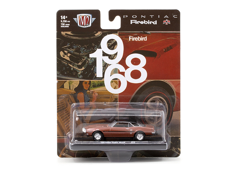 M2マシーン　1968　ポンティアック　ファイアーバード　カタログパッケージ Pontiac Firebird 400 H.O 1968 R110 1:64 M2 Machines - 20 anos