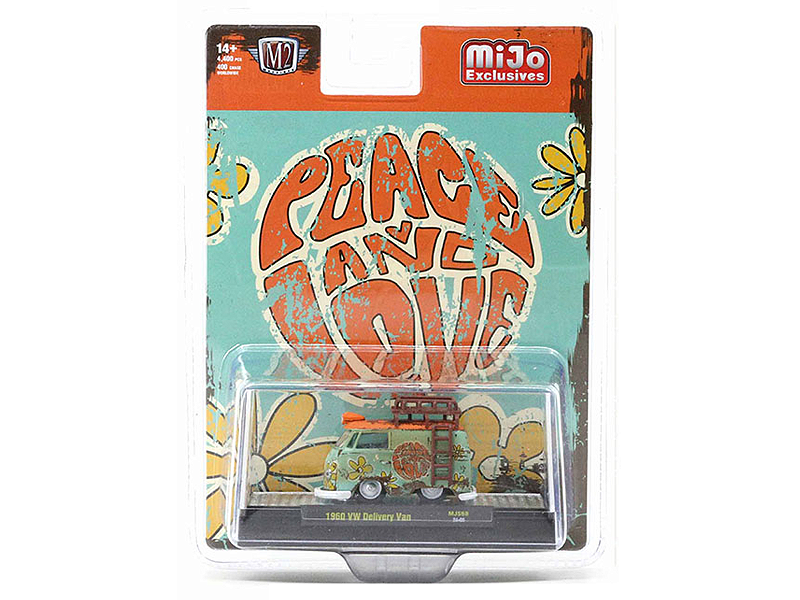 Volkswagen Kombi 1960 Peace & Love Weathered Limited 1:64 M2