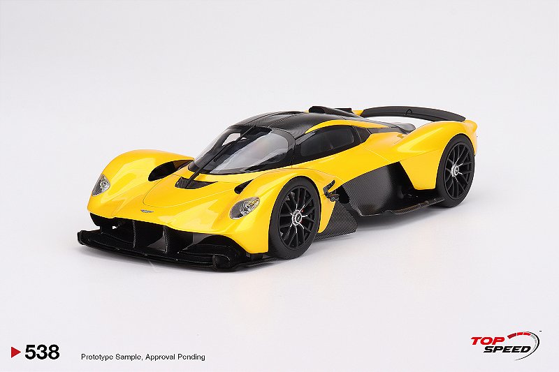 Aston Martin Valkyrie 1:18 TopSpeed Amarelo - 20 anos! Loja on