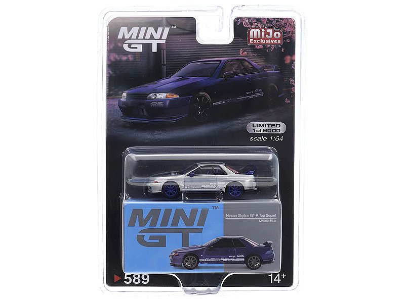 Nissan Skyline GT-R Top Secret VR32 1:64 Mini GT CHASE - 19 anos
