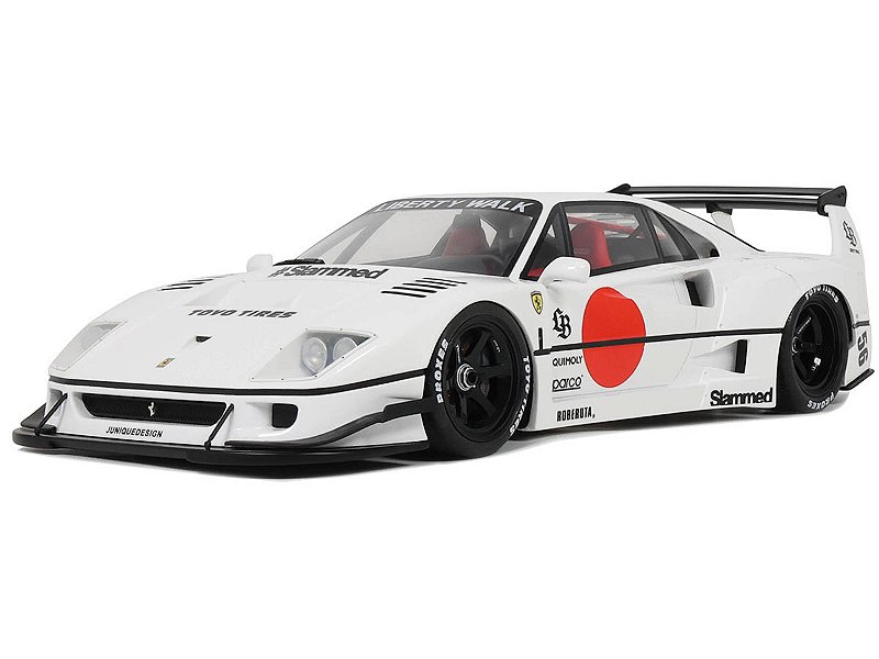 Ferrari F40 LB-Works 2023 1:18 GT Spirit Branco - 20 anos! Loja on