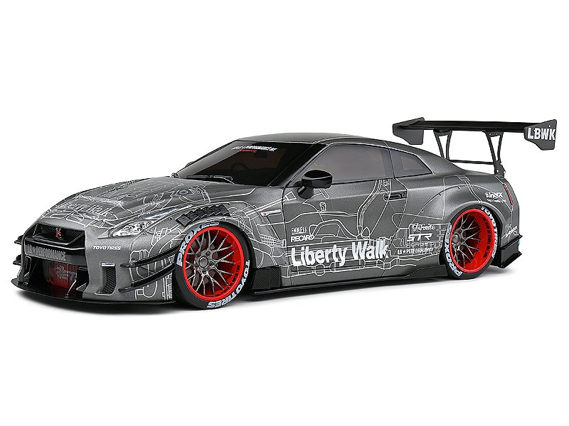 Nissan GT-R (R35) 2022 Liberty Walk Body Kit 2.0 1:18 Solido