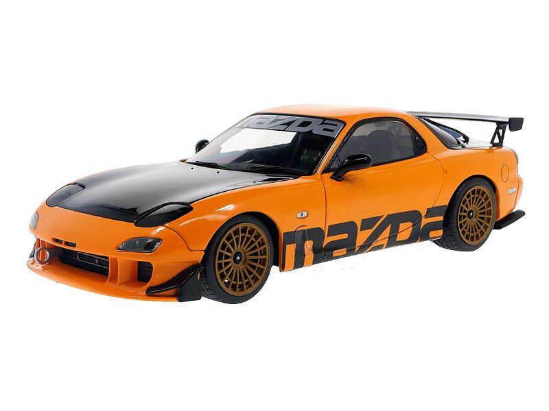 Mazda RX7 FD RS Streetfighter 1994 1:18 Solido Laranja - 19 anos