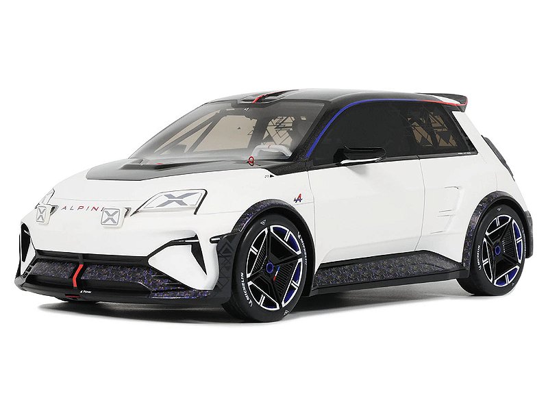 Alpine A290 2023 1:18 OttOmobile Branco - 20 anos! Loja on-line de