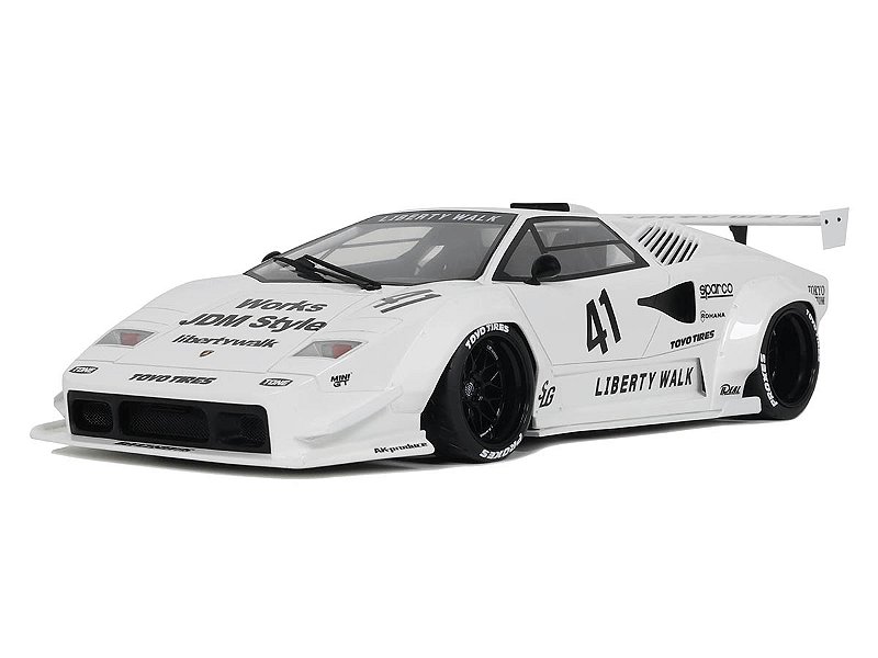 Lamborghini Countach LB-Works 2023 1:18 GT Spirit Branco - 20 anos