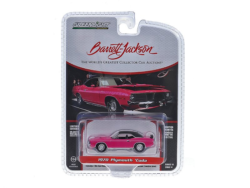 Plymouth Cuda 1970 1:64 Greenlight - 20 anos! Loja on-line de