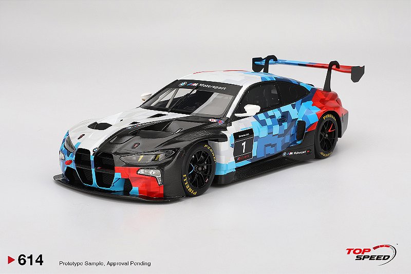 トップスピード　1/18  M4 GT3 EVO IMSA ケース付き BMW M4 GT3 EVO Presentation 1:18 TopSpeed - 20 anos! Loja on-line