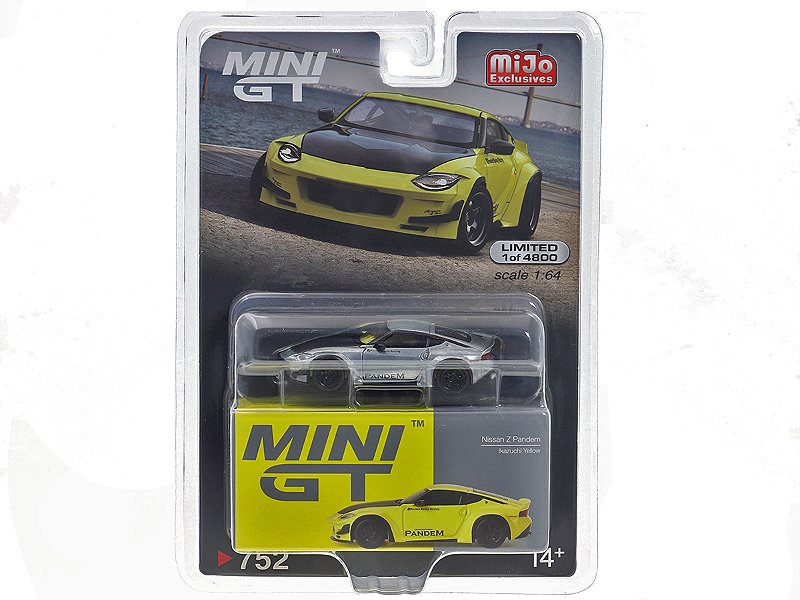 Nissan Z Pandem Ikazuchi Yellow 1:64 Mini GT CHASE - 20 anos! Loja