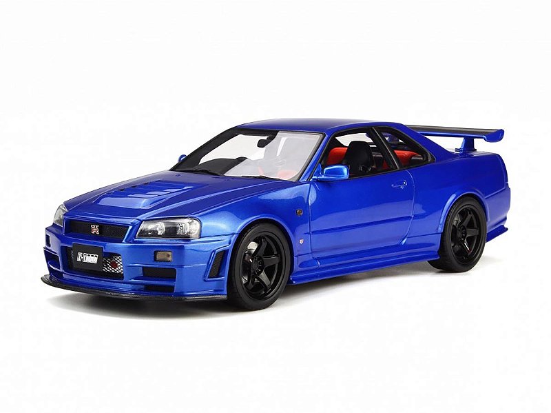 1/43 NISSAN SKYLINE GT-R R34 V-specⅡ Nur MC#134 Nissan BNR34 Skyline GT-R V-Spec II Nur. '02 Aoshima 06275