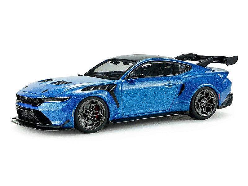 TEKNO NO.833 FORD MUSTANG （メタリックブルー） Ford Mustang GTD 2025 1:43 Solido Azul - 20 anos! Loja on-line de