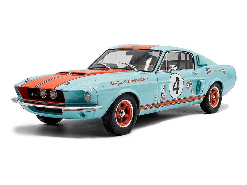 Shelby GT500 Gulf Racing Tribute 1967 1:18 Solido - 20 anos! Loja