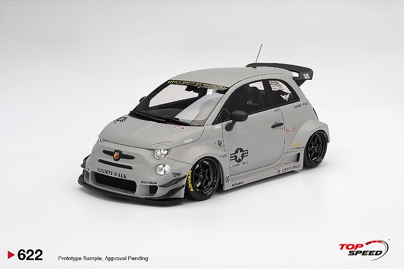 Fiat Abarth 595 Liberty Walk LB-WORKS x Abas Works Fighters 1:18