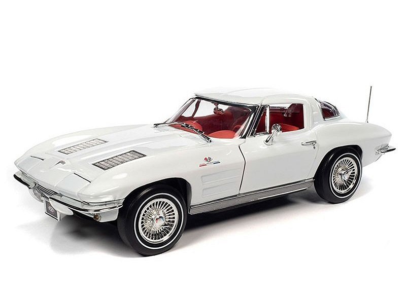 ダイキャスト　1967 KO-MOTION CORVETTE 1/18 レア Chevy Corvette Z06 Coupe MCACN 1963 1:18 Autoworld - 20 anos! Loja