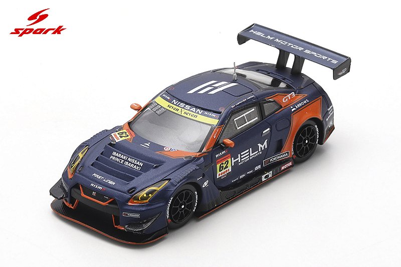 Nissan GT-R HELM Motorsports GT300 Super GT 2025 1:64 Spark - 20