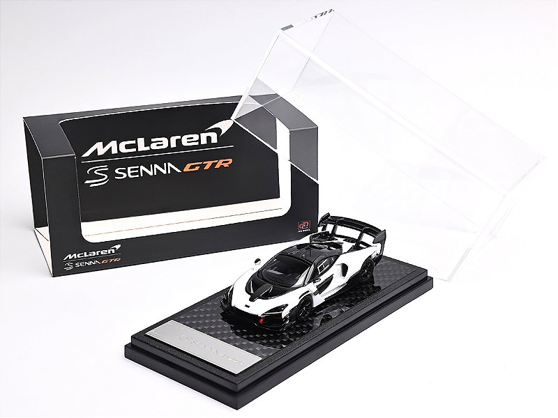 McLaren Senna GTR 1:64 LCD Models Branco - 20 anos! Loja on-line