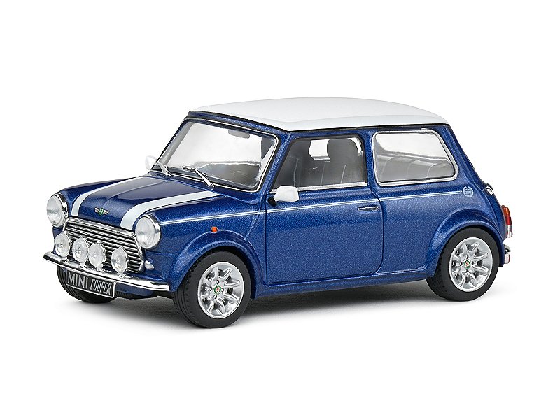 Mini Cooper Sport 1997 1:43 Solido Azul - 20 anos! Loja on-line de