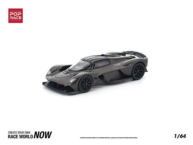 PRÉ-VENDA *** Aston Martin Valkyrie Carbon Edition 1:64 POP RACE