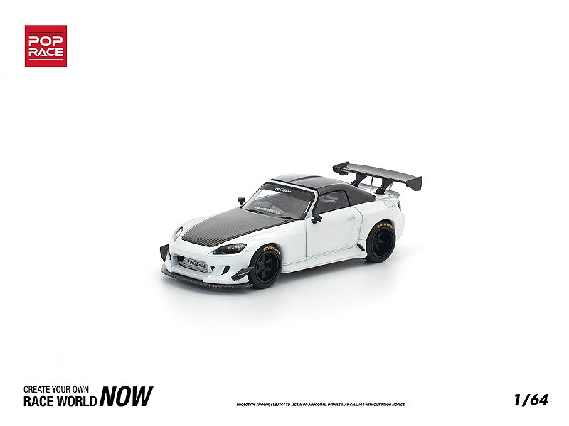 Honda S2000 Pandem Body Kit Softtop 1:64 POP RACE - 20 anos! Loja