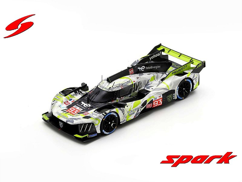 ミニカー PEUGEOT 9X8 TotalEnergies Le Mans 2025 Peugeot 9X8 No.93 PEUGEOT TOTALENERGIES 24Hs Le Mans 2025 1:18