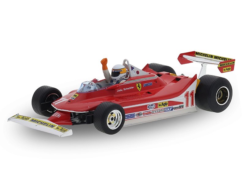 Fórmula 1 Ferrari 312T4 Jody Scheckter Vencedor Monza e Campeão do