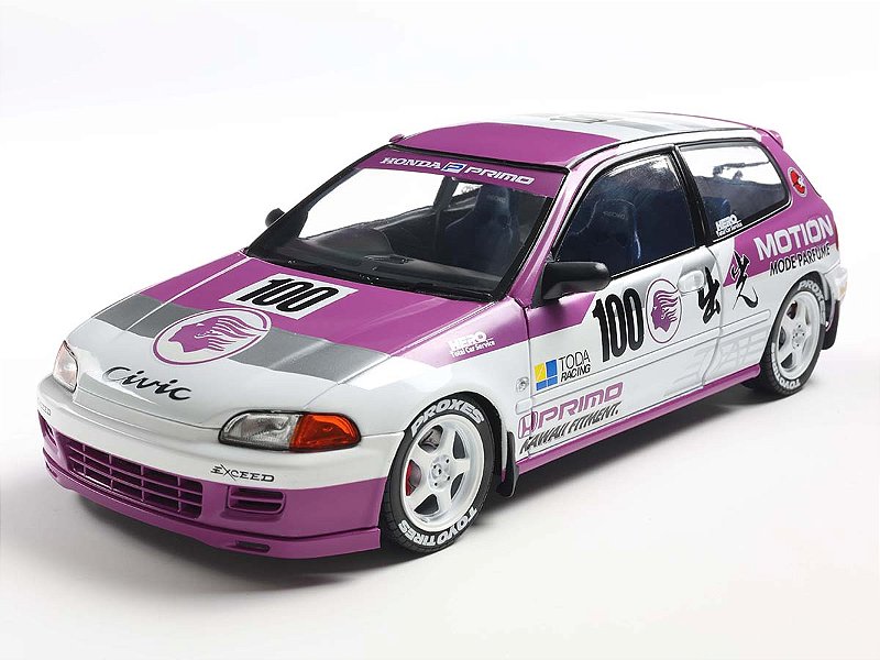 Honda Civic (EG6) KAIDO RACER 1991 1:18 Solido Branco - 19 anos