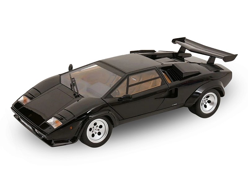 Lamborghini Countach LP 5000S QV 1985 1:12 KK-Scale Preto - 20
