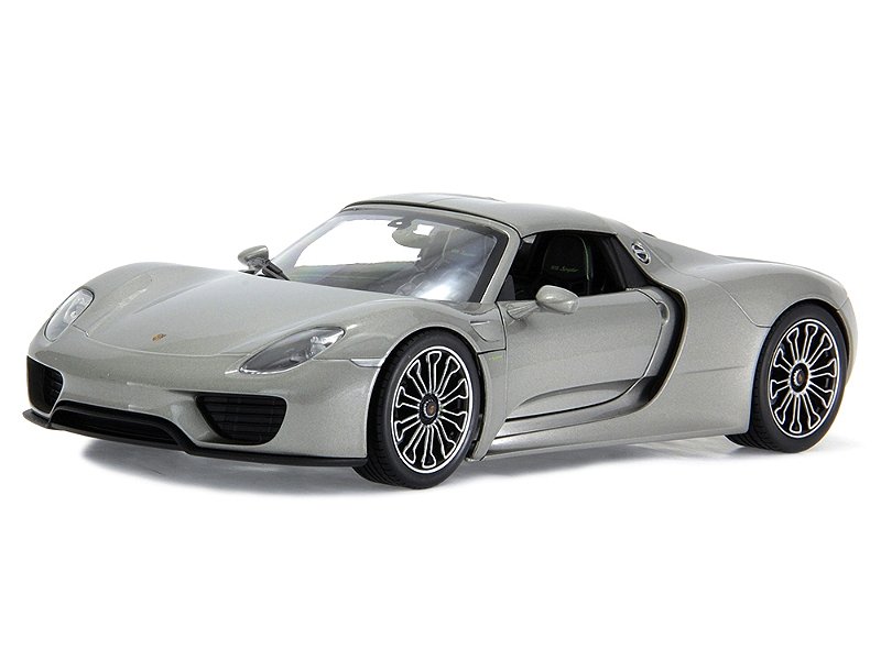 Porsche 918 Spyder Hard Top Welly 1:18 Cinza - 20 anos! Loja on