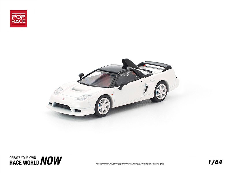 Honda NSX-R GT 1:64 POP RACE Branco - 20 anos! Loja on-line de