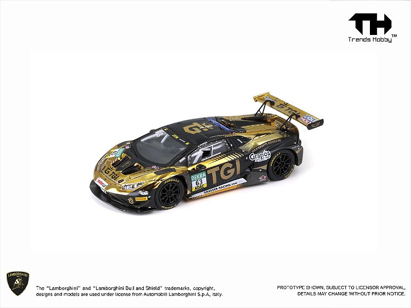 ミニカー spark 1/43 huracan gt3 evo2 GRT no,163 Lamborghini Huracan GT3 EVO2 GRT - 2025 DTM 1:64 Trends Hobby - 20