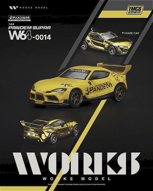 Pandem SUPRA 1:64 Works Model Exclusivo TMCS 2026 - 20 anos! Loja