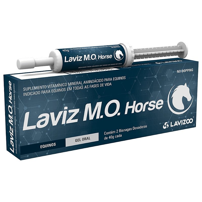 Laviz Mo Horse Lavizoo 2x40g Suplemento Vitaminico Equinos - Cuida