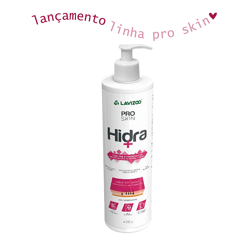 Hidra+ Creme Hidratante Pós Banho para Pet Lavizoo 400ml - Cuida+