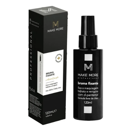 Bruma Fixadora Make More 120ml Hidratação e Fixação Maquiagem Natural