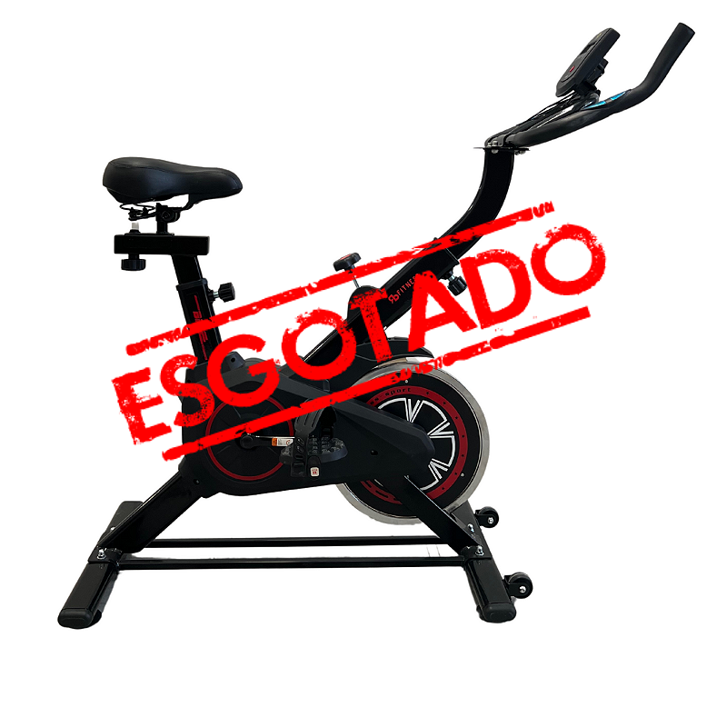 Bicicleta Ergométrica Fitness - Preto 6kg