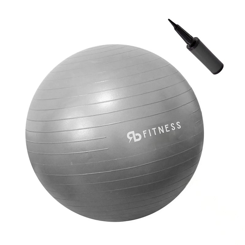 Bola Yoga Suiça Pilates Abdominal Gym 65cm Bomba Grátis